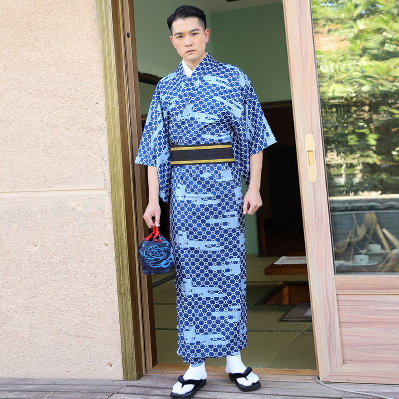 Men'S Formal Ethnic Wear - Yaz Japon Etnik Giyim çiçek yangın
