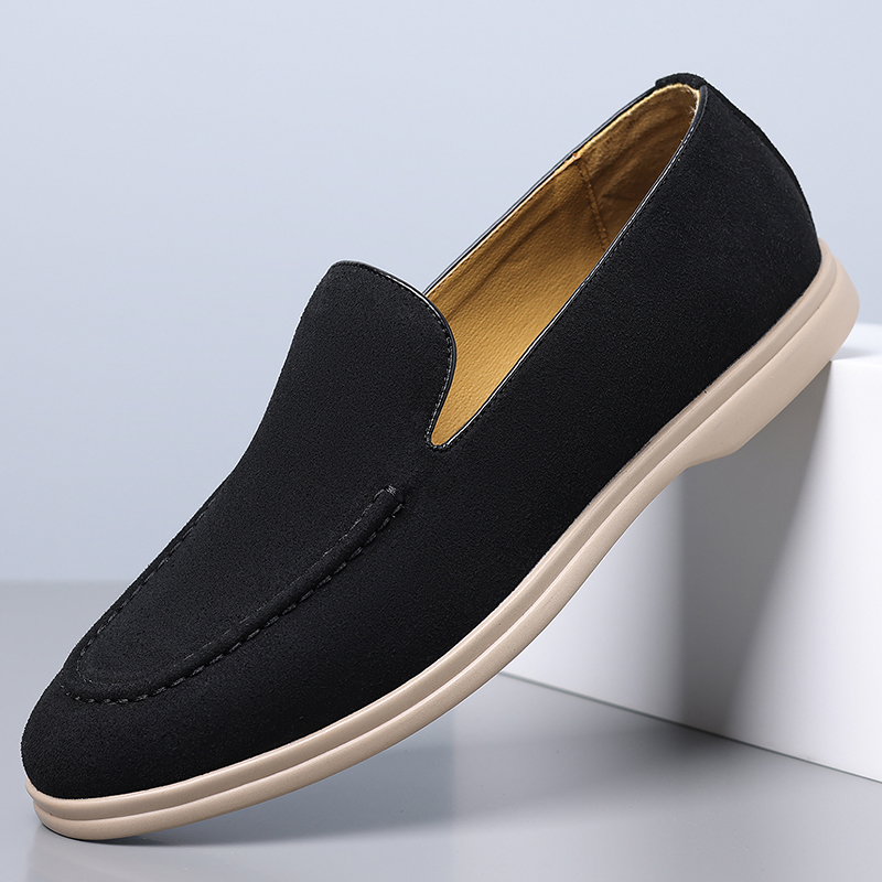 Men'S Formal Attire - Klasik Moccasins Elbise Ayakkabı Erkekler Süet