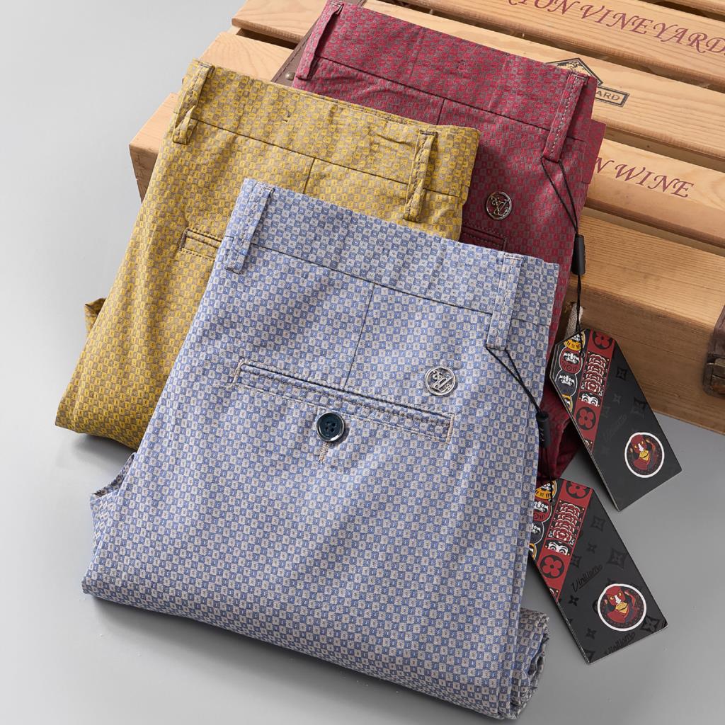 Men'S Formal Attire - Ekose rahat pantolon erkekler kore moda