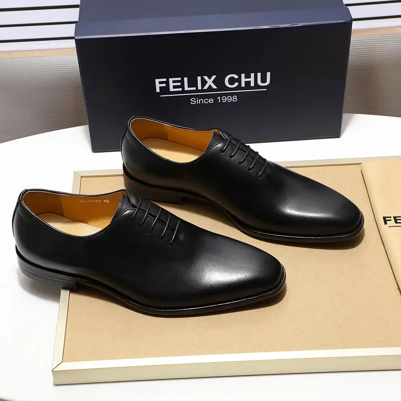 Men'S Luxury Formal Wear Brands - Tasarımcı Hakiki Deri Erkek Wholecut Oxford