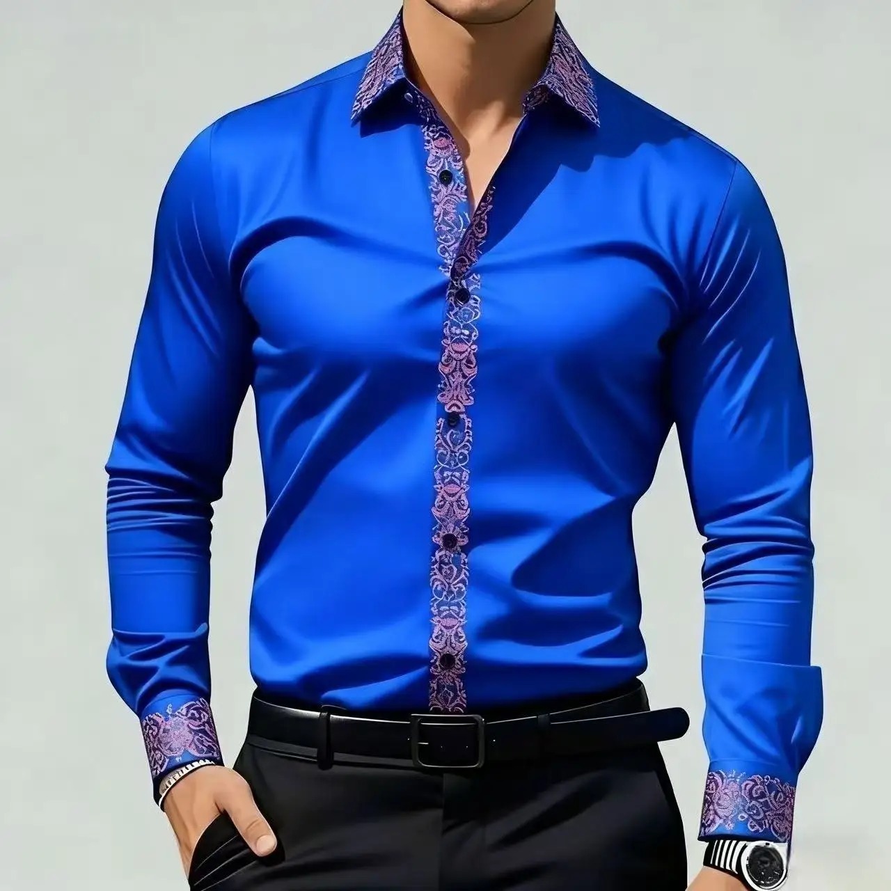Erkek Etnik Stil Baskılı Gömle - Men'S Formal Ethnic Wear incelemesi ve fiyatı