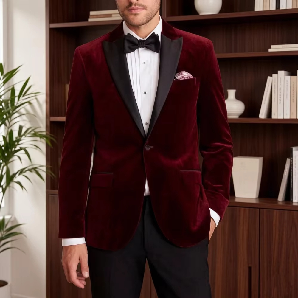 Erkekler İçin Kadife Resmi Tak - Men'S Formal Wear For Reception incelemesi ve fiyatı