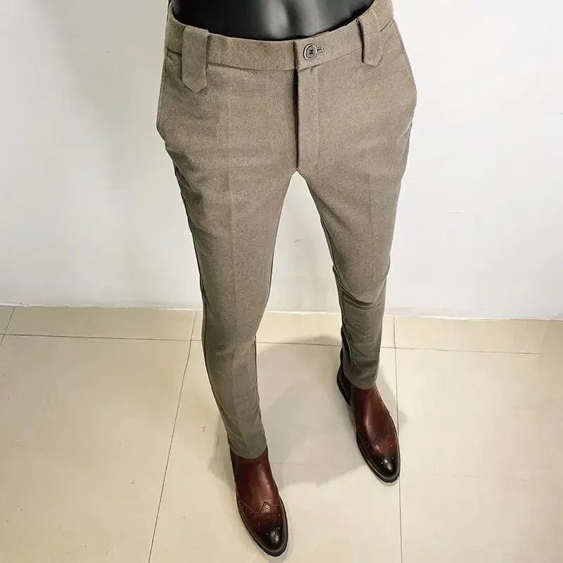 Sonbahar kış kalınlaşmış yün t - Men Formal Wear Shop incelemesi ve fiyatı
