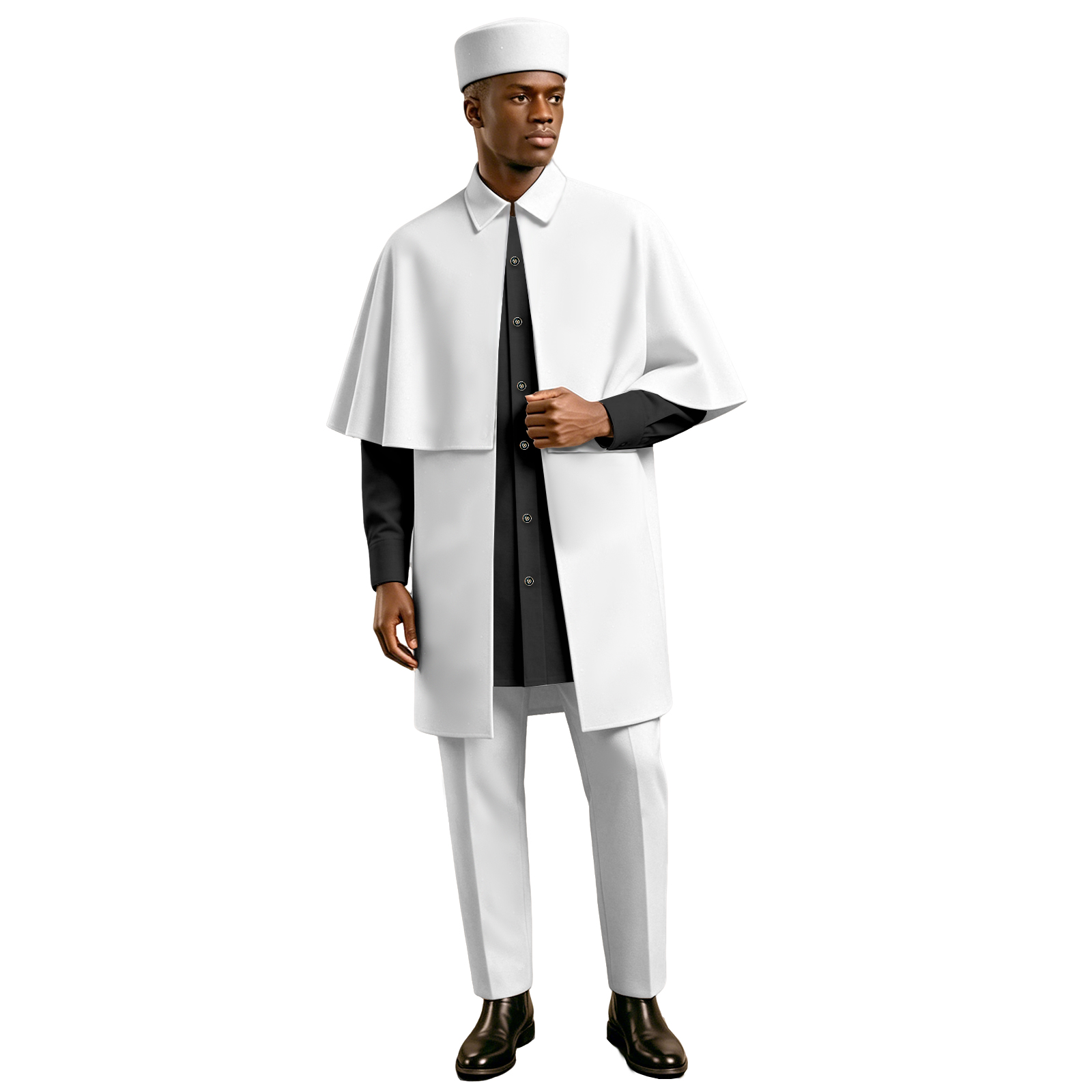 Erkek Afrika 4 Parçalı Pelerin - Men'S Formal Ethnic Wear incelemesi ve fiyatı