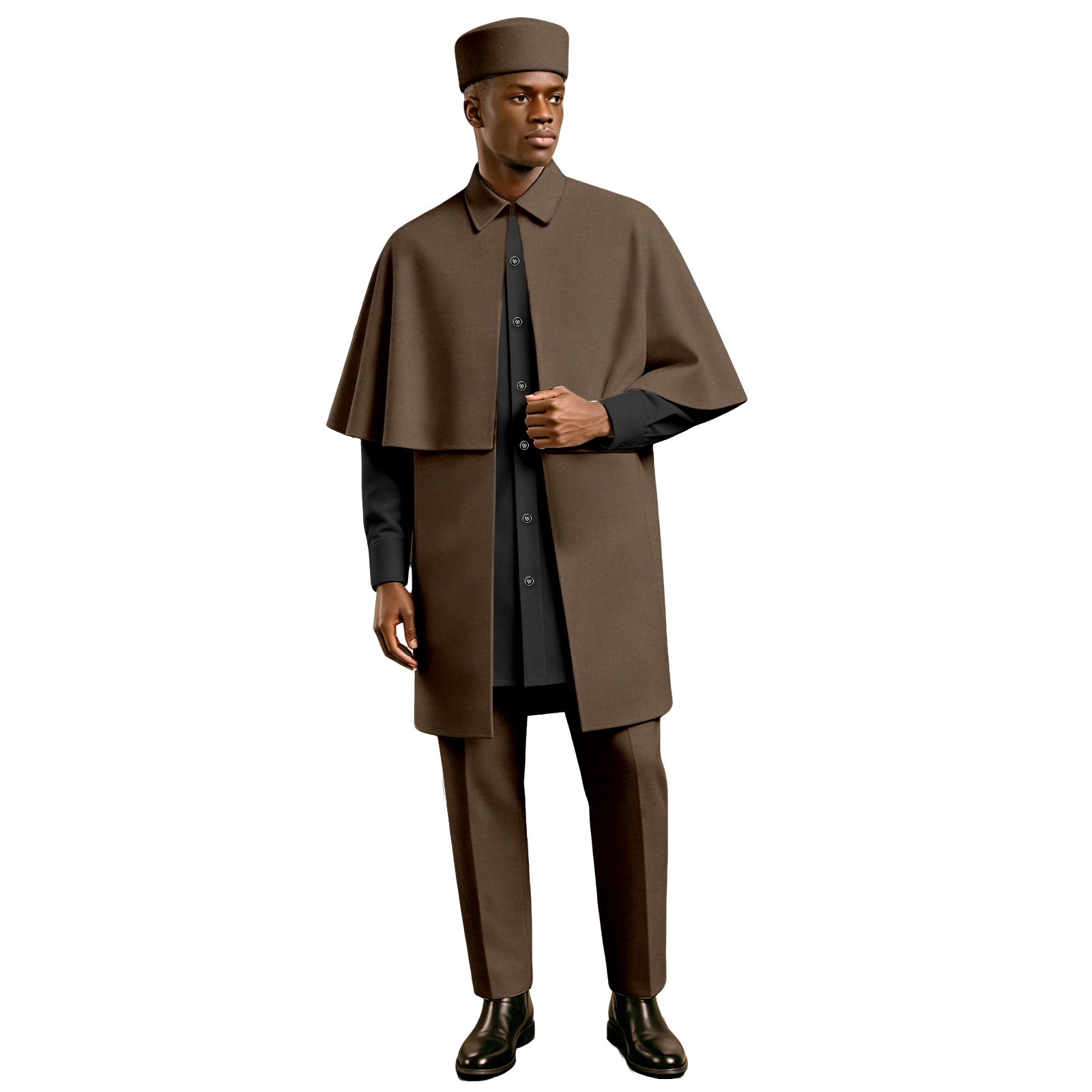 Erkek Afrika 4 Parçalı Pelerin - Men'S Formal Ethnic Wear incelemesi ve fiyatı
