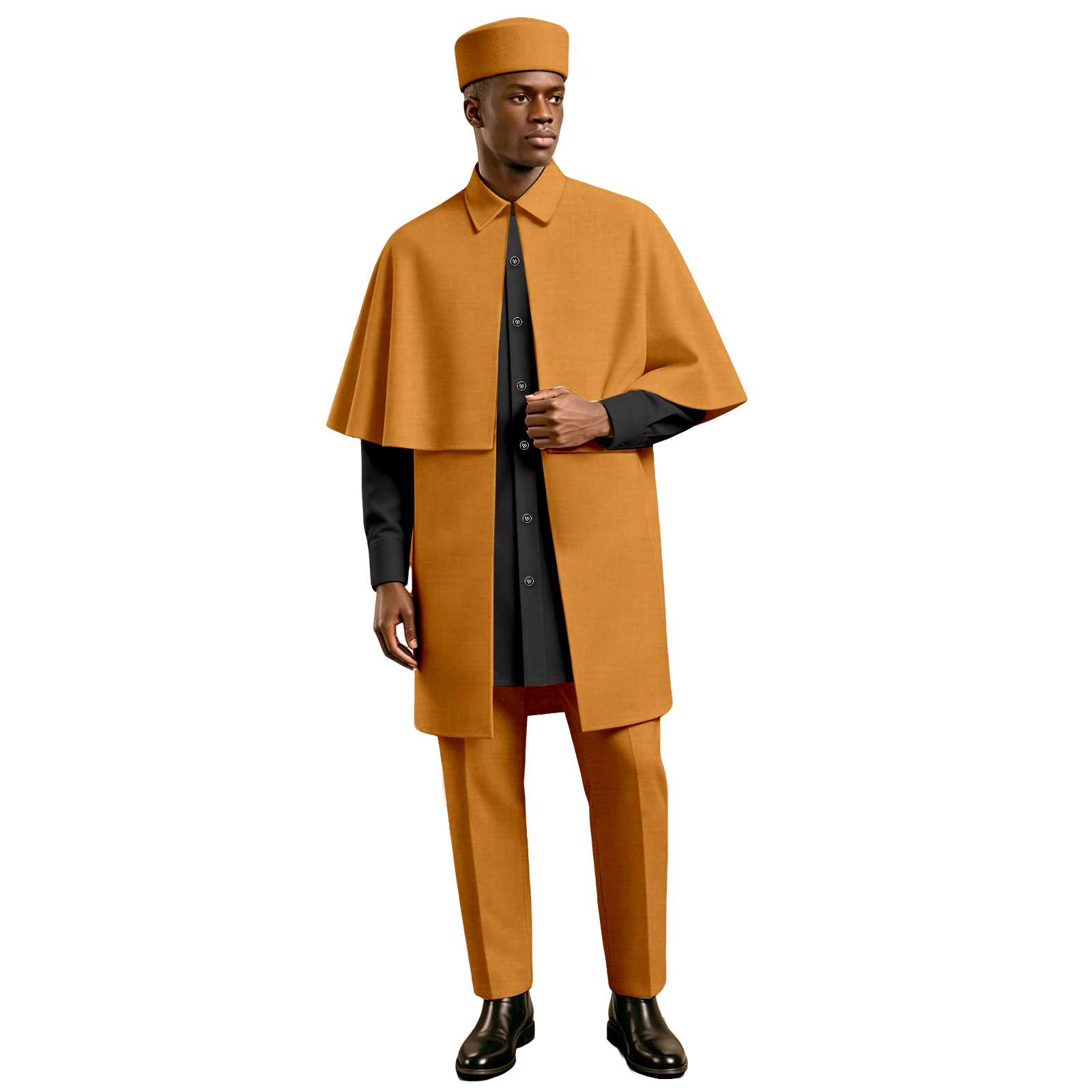 Erkek Afrika 4 Parçalı Pelerin - Men'S Formal Ethnic Wear incelemesi ve fiyatı