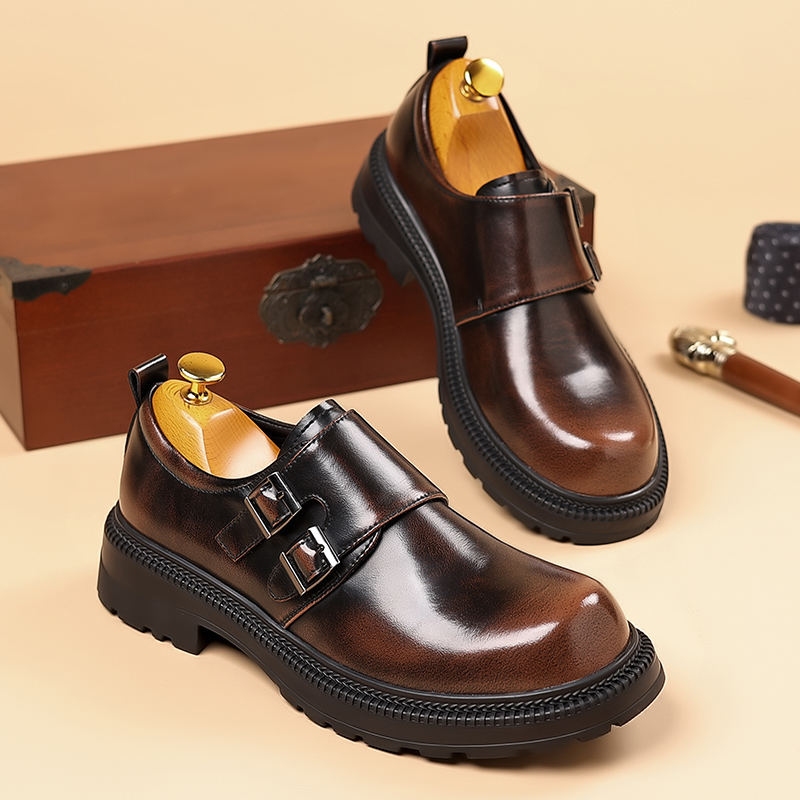 Retro Kahverengi erkek Deri Ra - Men Formal Wear Brown incelemesi ve fiyatı