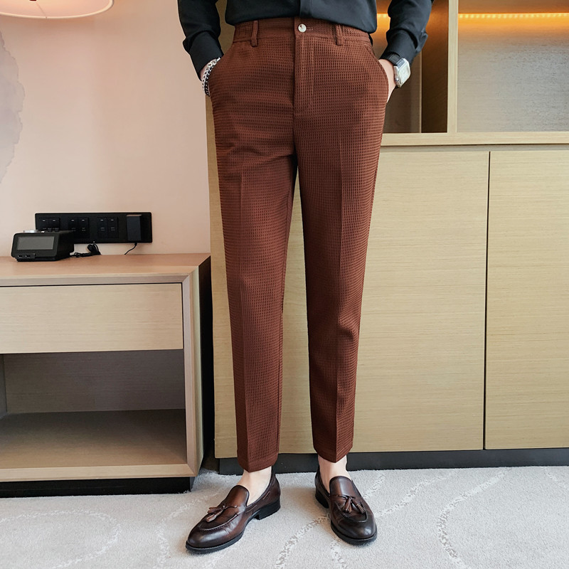 2024 Sonbahar Yeni Waffle Stre - Men'S Formal Attire incelemesi ve fiyatı
