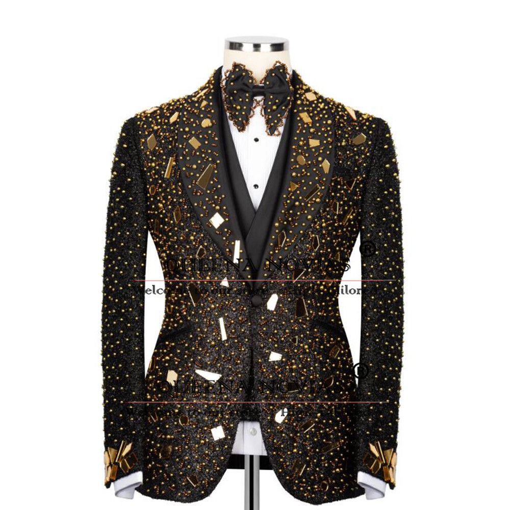 Işıltılı Kristal Boncuklu Takı - Men'S Formal Wear For Reception incelemesi ve fiyatı