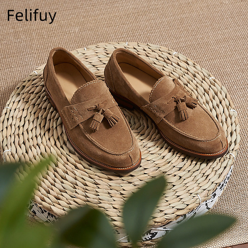 Yeni Kahverengi Erkek Düz Loaf - Men Formal Wear Brown incelemesi ve fiyatı