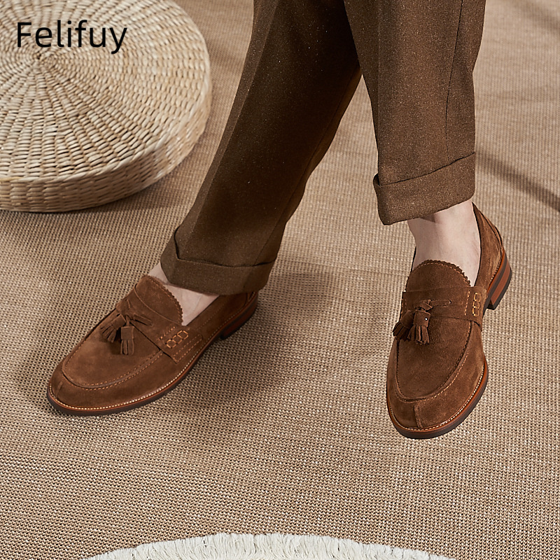Yeni Kahverengi Erkek Düz Loaf - Men Formal Wear Brown incelemesi ve fiyatı
