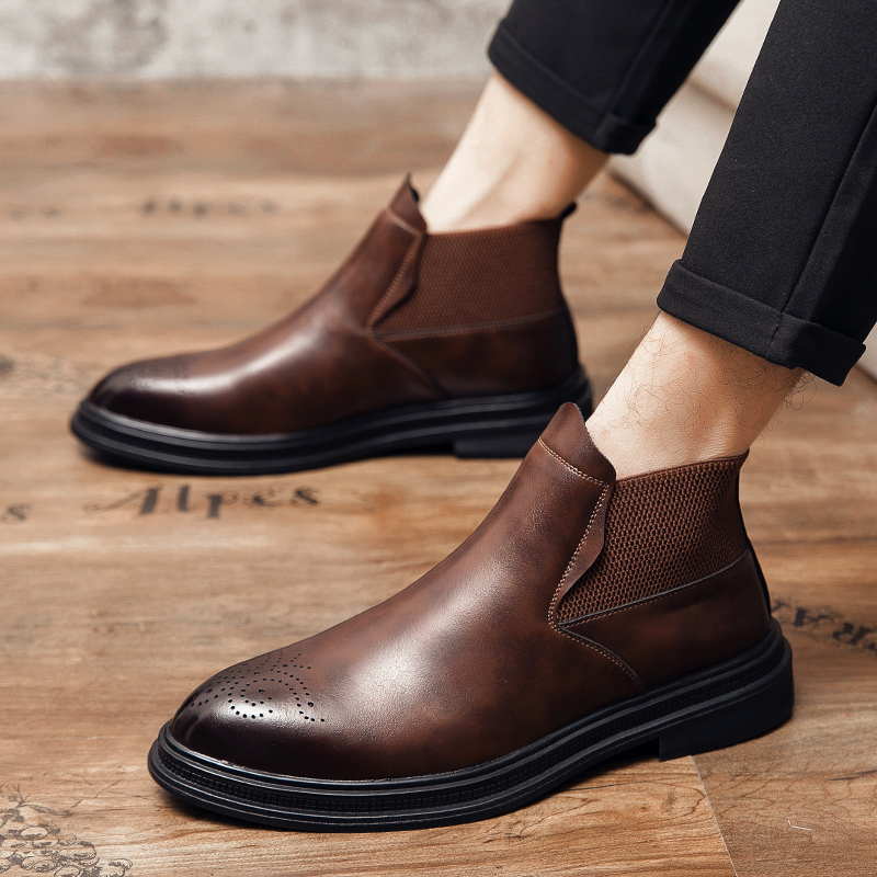 Yüksek bilekli deri ayakkabıla - Men'S Style Formal Wear incelemesi ve fiyatı