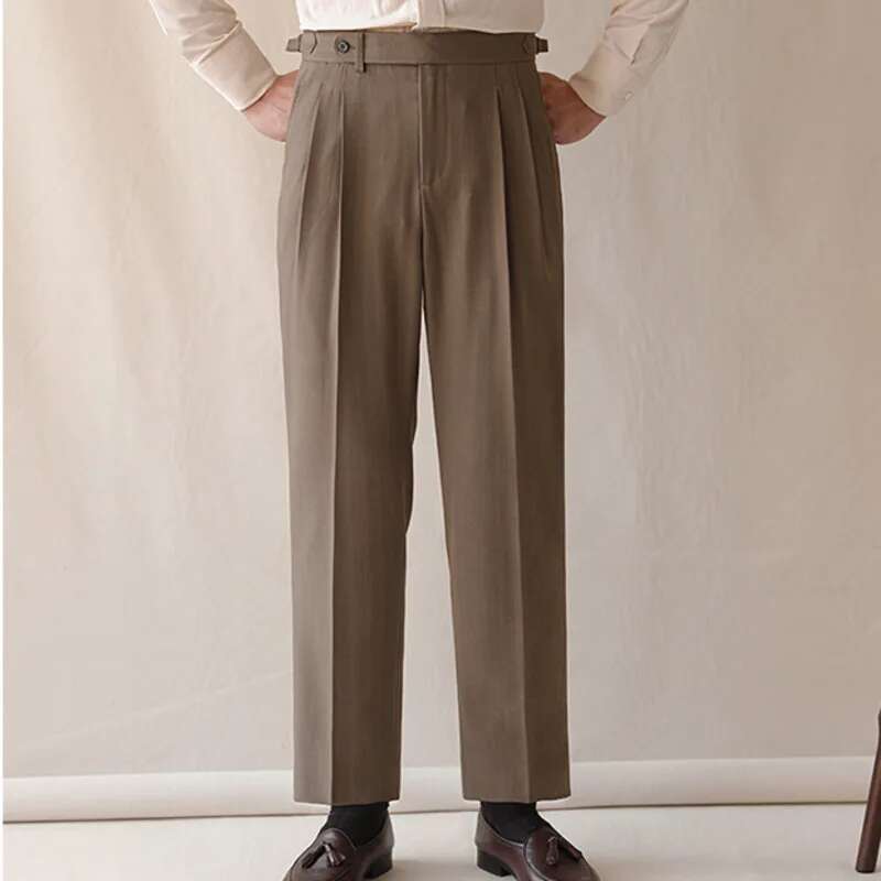 Iş yüksek bel düz elbise panto - Men Formal Wear Shop incelemesi ve fiyatı