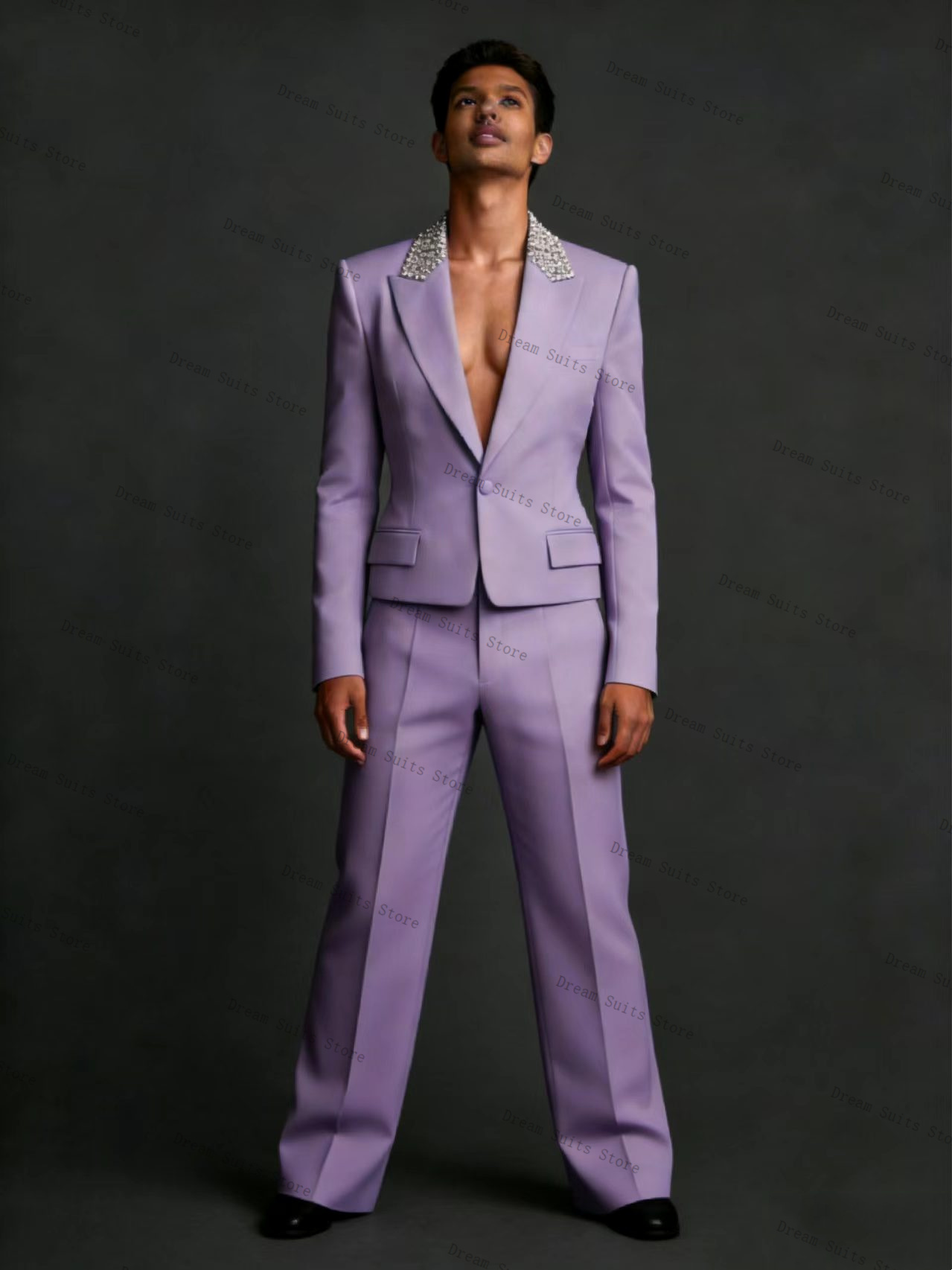 Kristaller Erkek Takım Elbise  - Men Formal Wear Purple incelemesi ve fiyatı