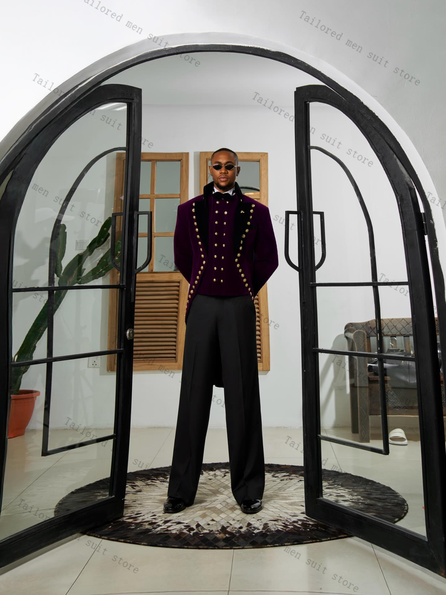 Mor Erkek Takım Elbise Pantolo - Men Formal Wear Purple incelemesi ve fiyatı